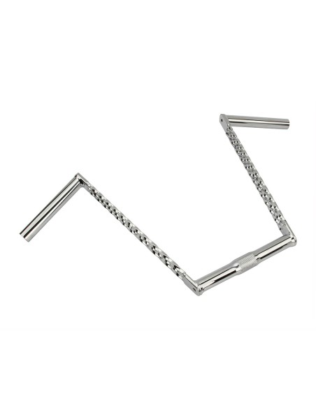 Triple Twisted Handlebar 12 25.4mm Chrome.